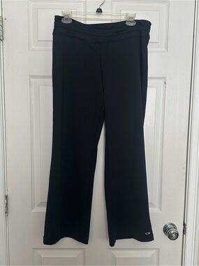 Champion Black Wide-Leg Track Pants